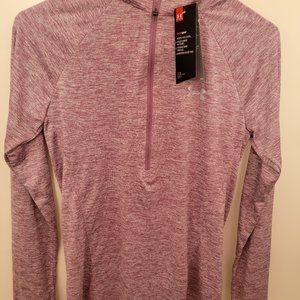 Under Armour Lightweight Pullover - Heathered purple - Size Small